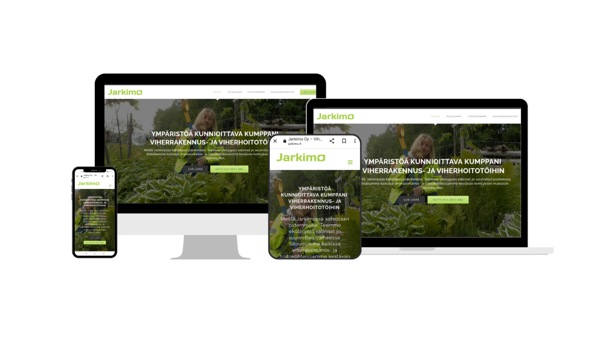 Jarkimo Oy – Laajat kotisivut