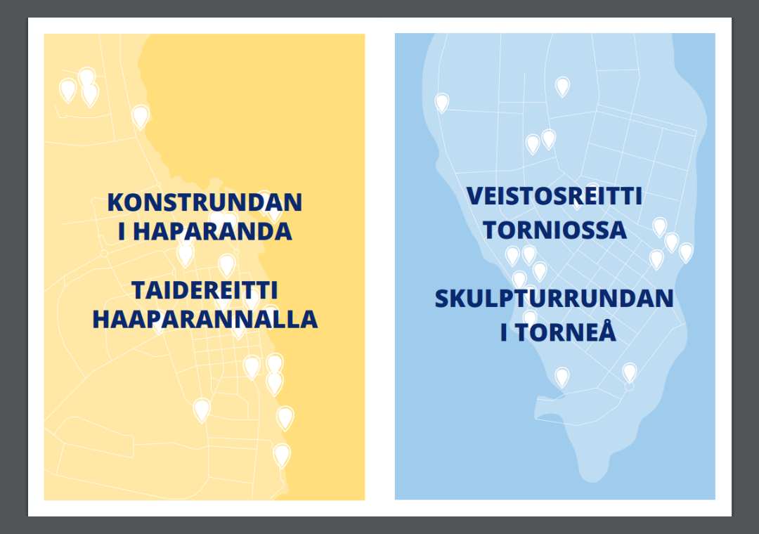 Veistosreittiopas Aineen taidemuseo – Taittotyö